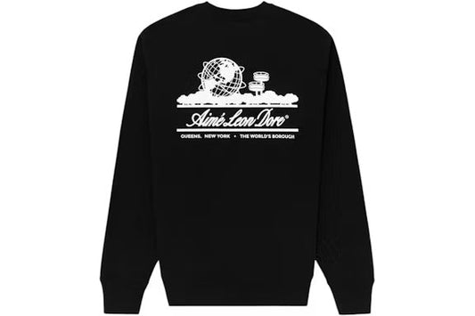 Aime Leon Dore Unisphere Crewneck Sweatshirt Black