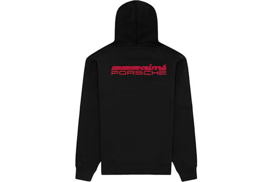 Aime Leon Dore x Porsche 993 Turbo Racing Hoodie Jet Black